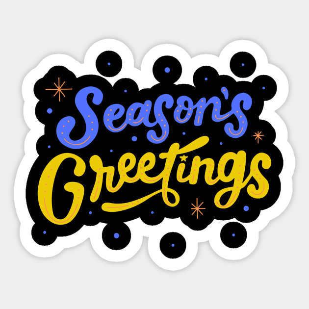 Season's Greetings! Sticker by HALLSHOP